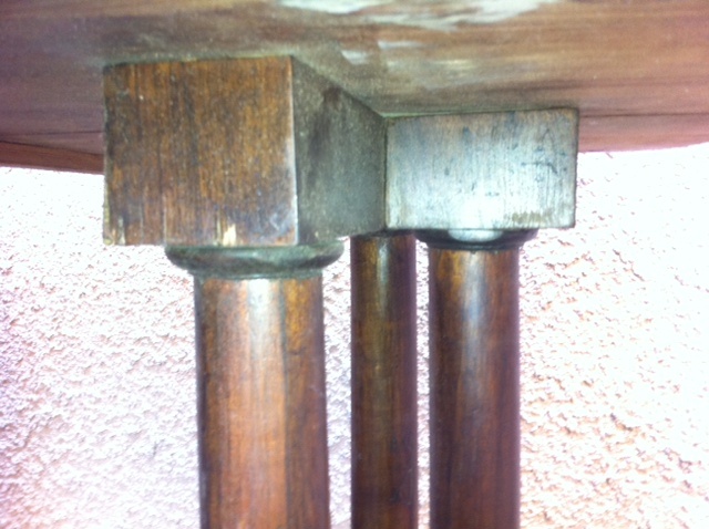 Biedermeier stôl so 6 . nohami . - 2