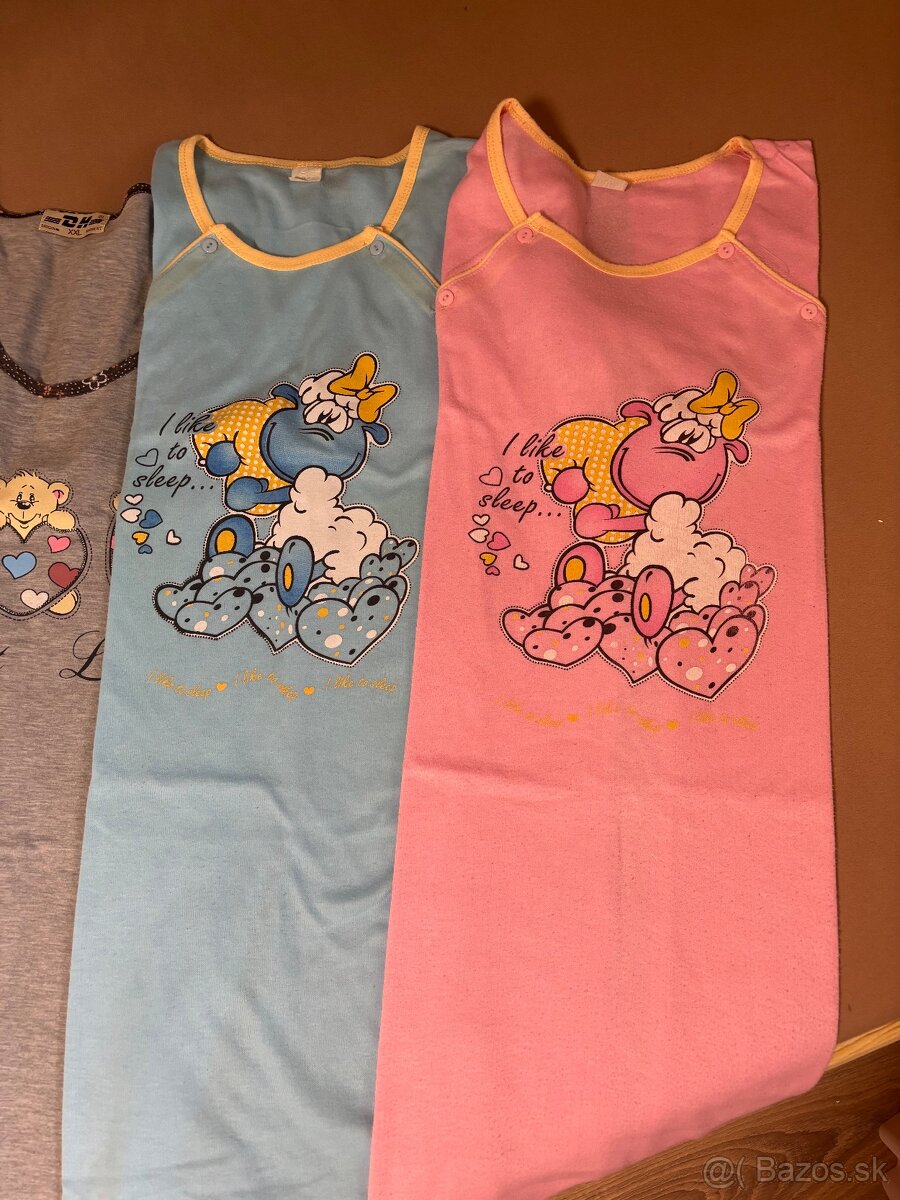 Tehotenské pyžamá XXL a balík 44-48 - 2