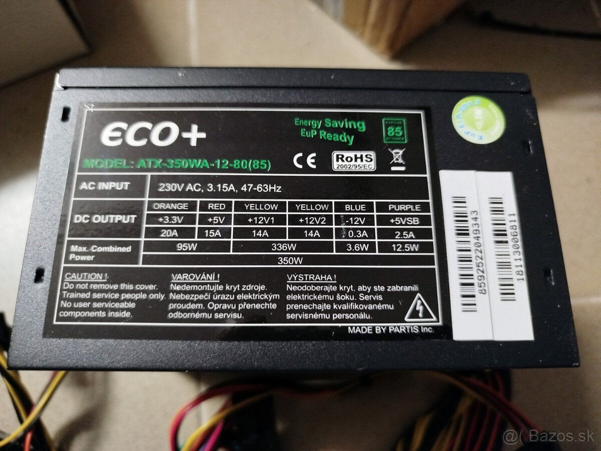 350W ATX zdroj ecopluspower - 2