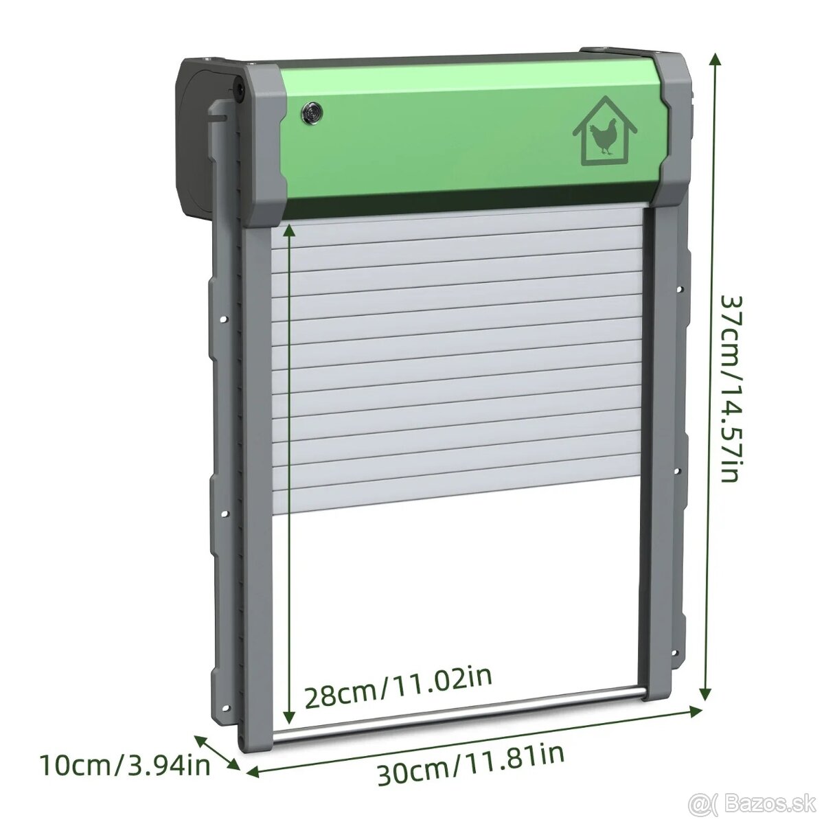 Automatické roletkové dvierka pre kurníky - 2