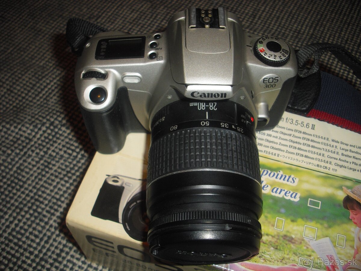 Predam funkcny Canon EOS 300 28-80mm foto aparat - 2