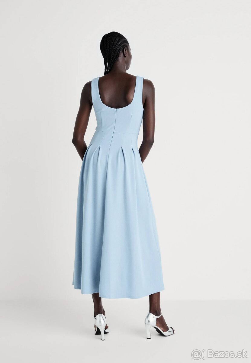 Svetlomodré šaty VILA značky Zalando - 2