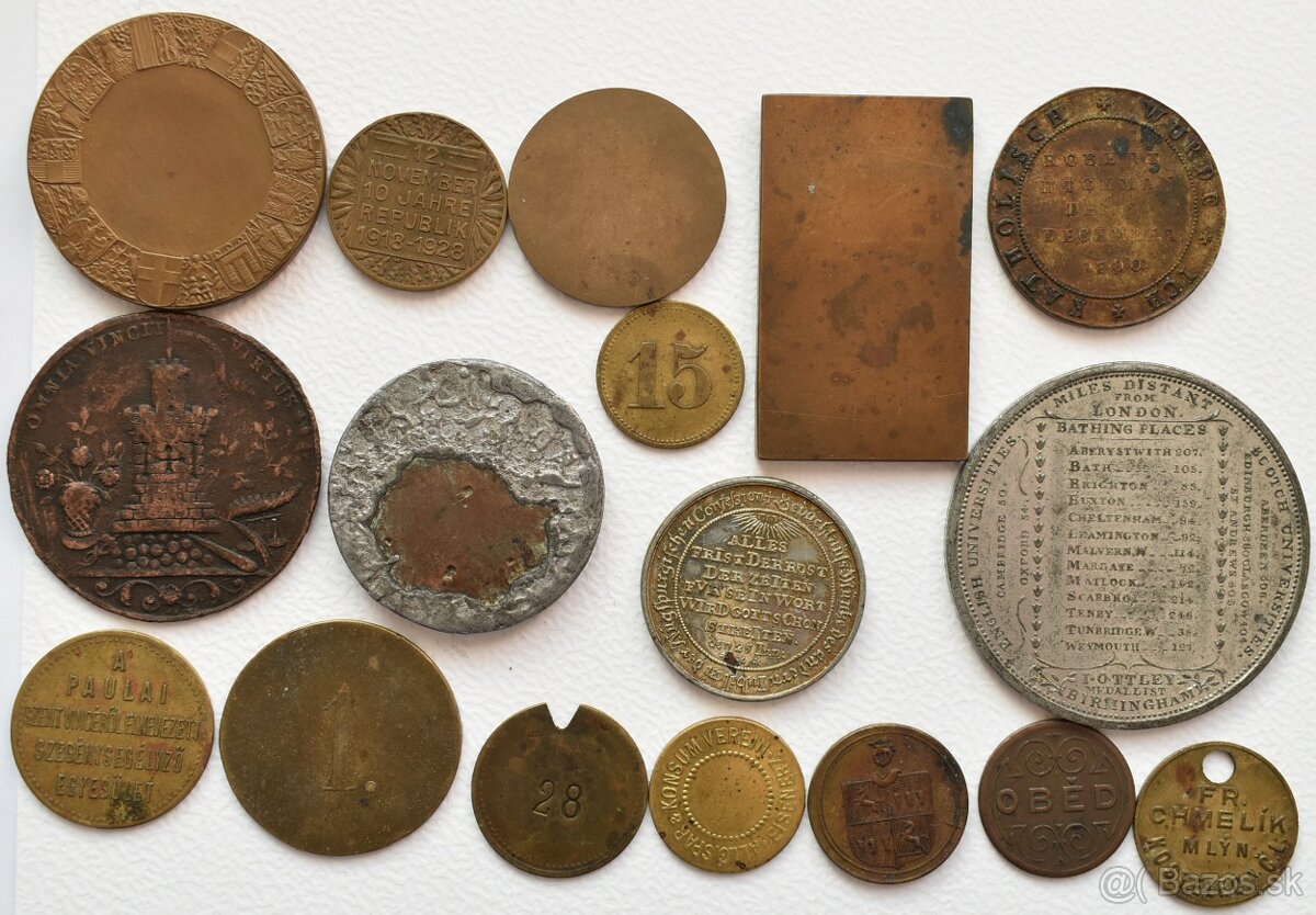 Medaile,žetony MIX - 2