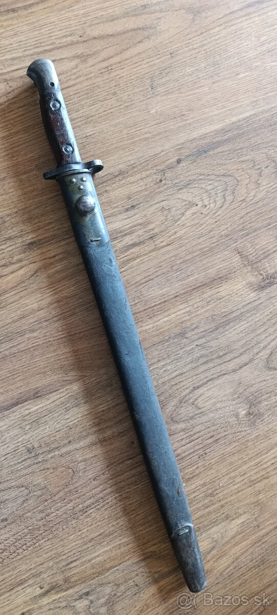 Starý britský bodák M1907 Sanderson - 2