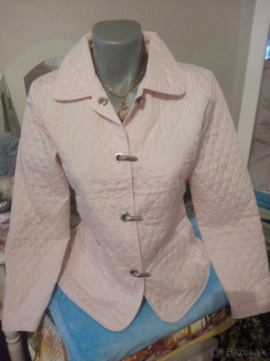 Ružový kabátik M - 2