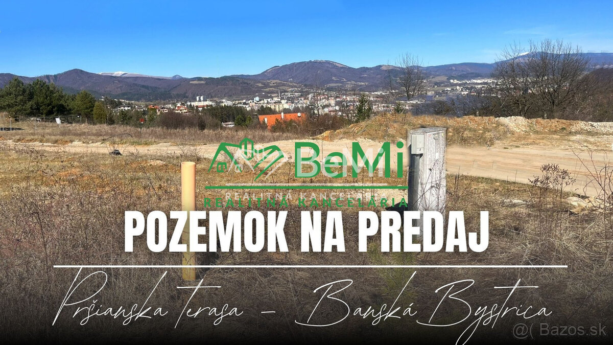 Stavebný pozemok 1208 m2, výhľad na mesto, Banská Bystrica - 2