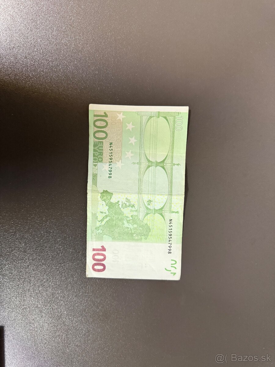 100€ bankovka ročník 2002 - 2