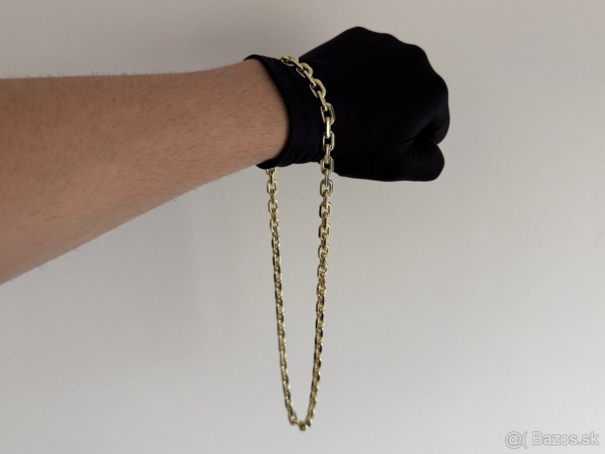 Zlata retiazka anker pilka 14k 585/1000 167g - 2