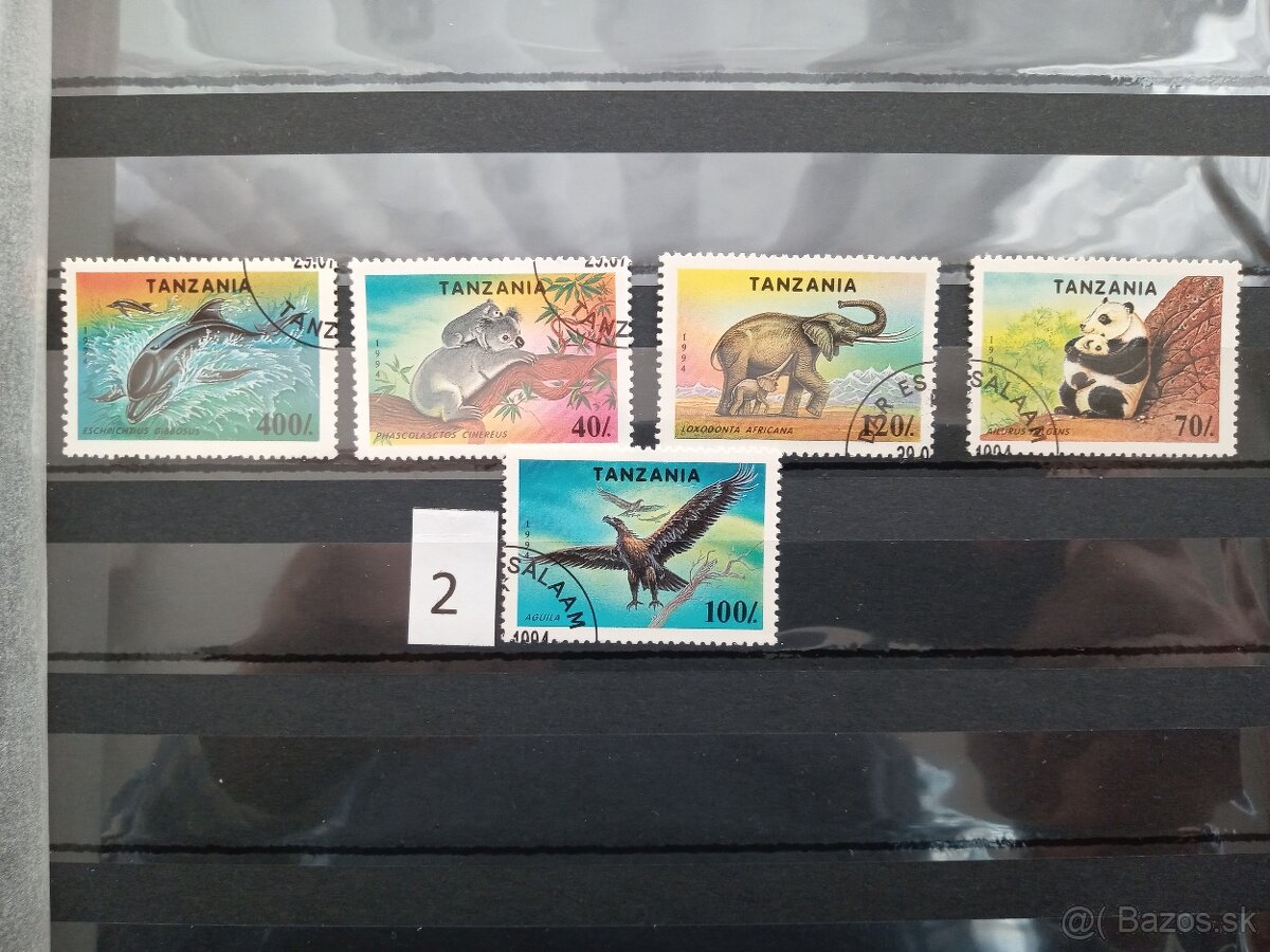 Poštové známky č.580 - AFRICKÉ ŠTÁTY I.- 20 ks sérií - 2