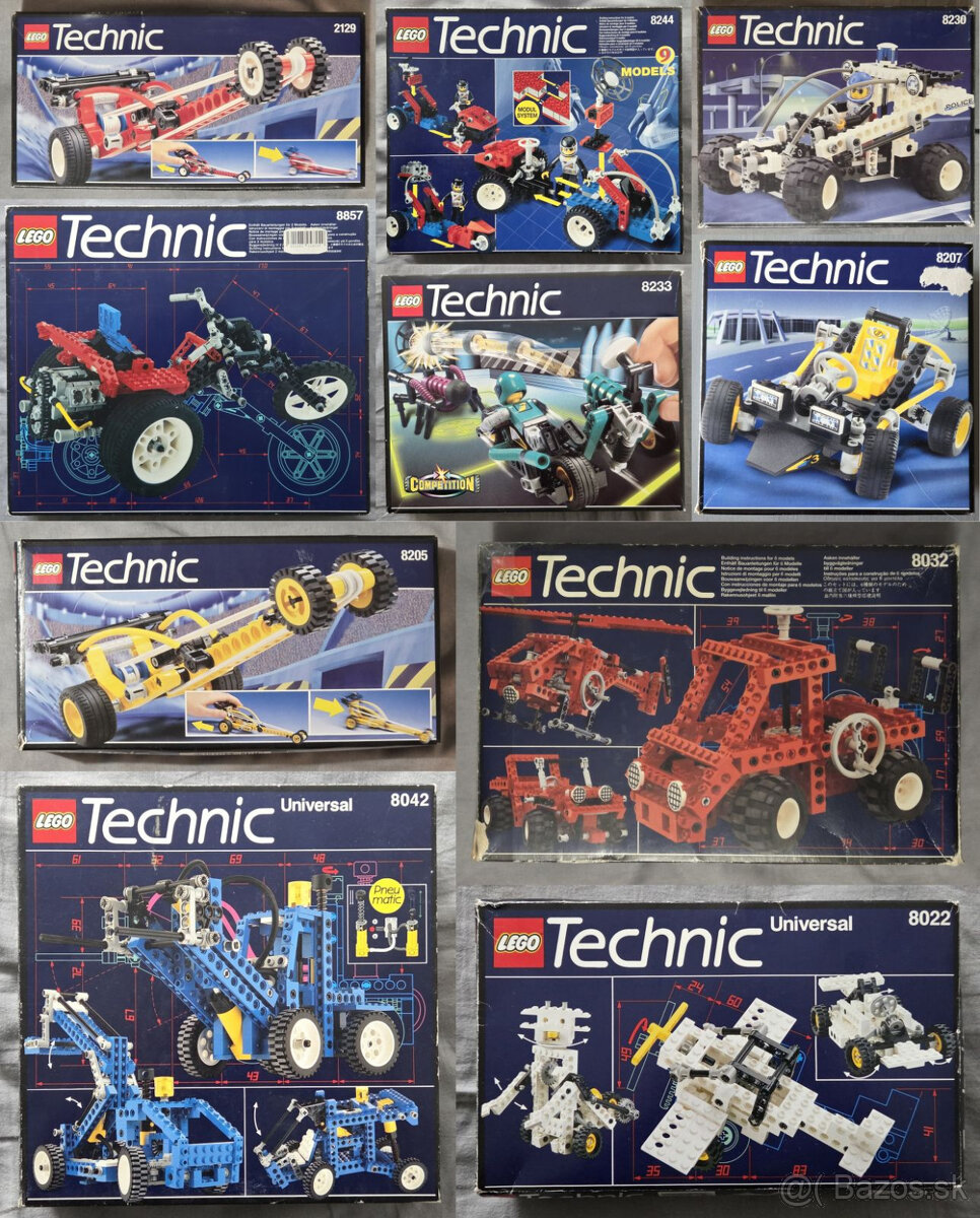 Lego Technic Sady 80, 90 roky, Na predaj - 2