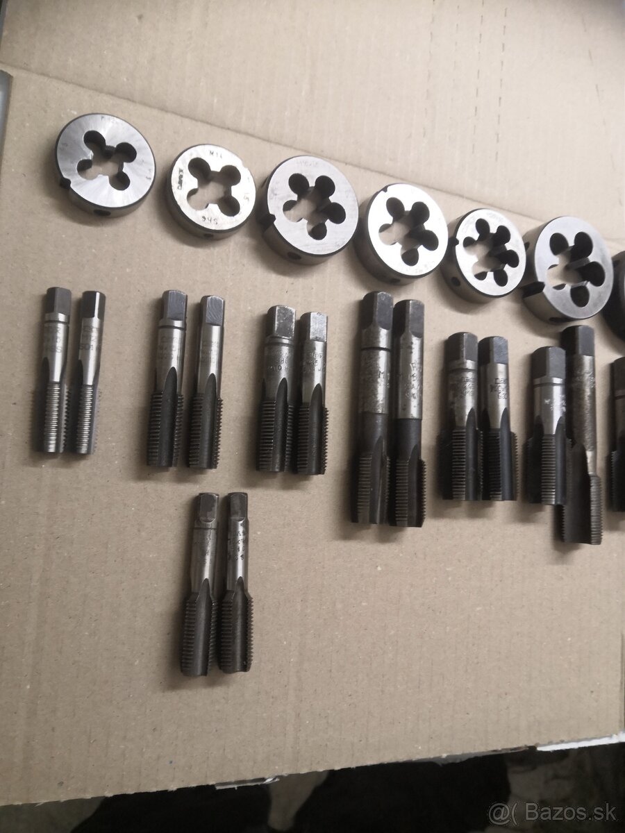 P:závitníky se stoupáním x1,5 - 2