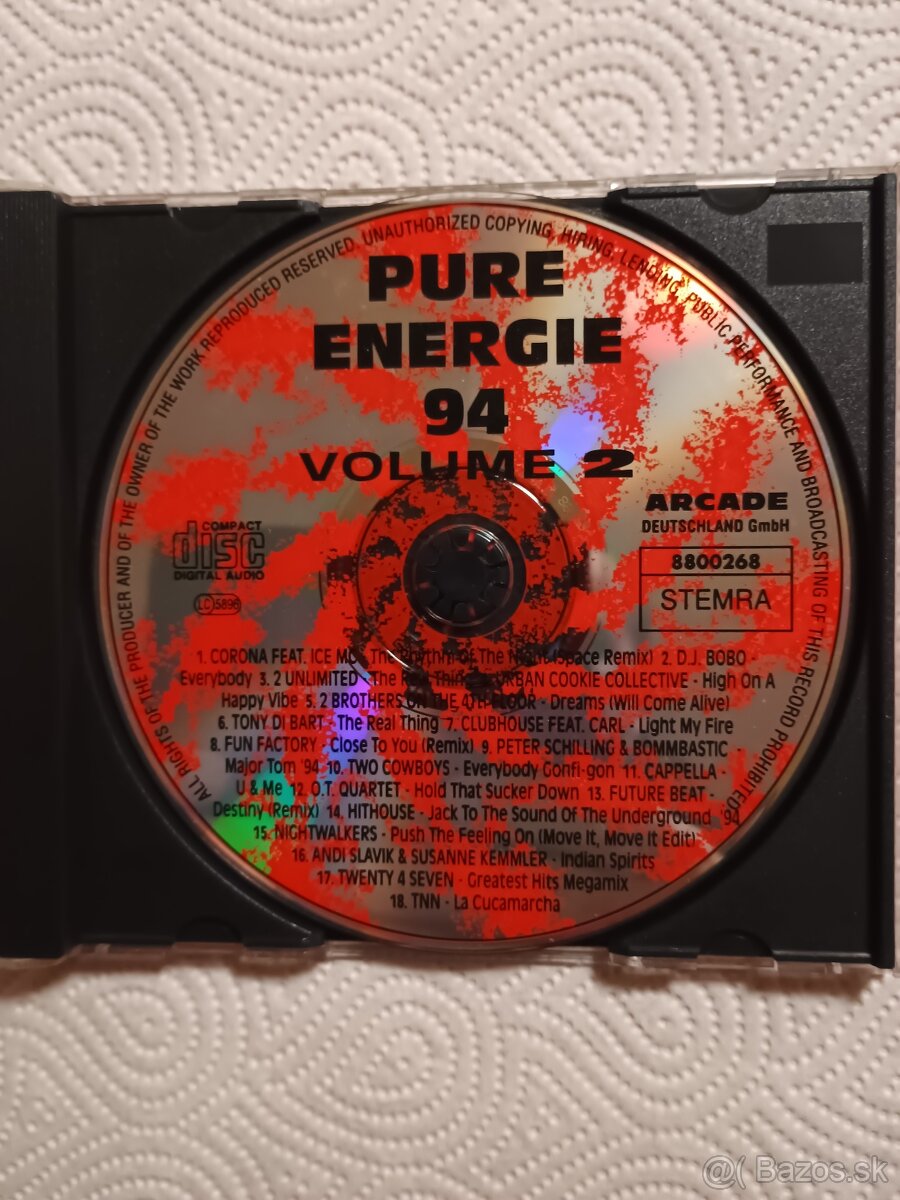 Cd výber Pure Energie '94 bol.2 - 2