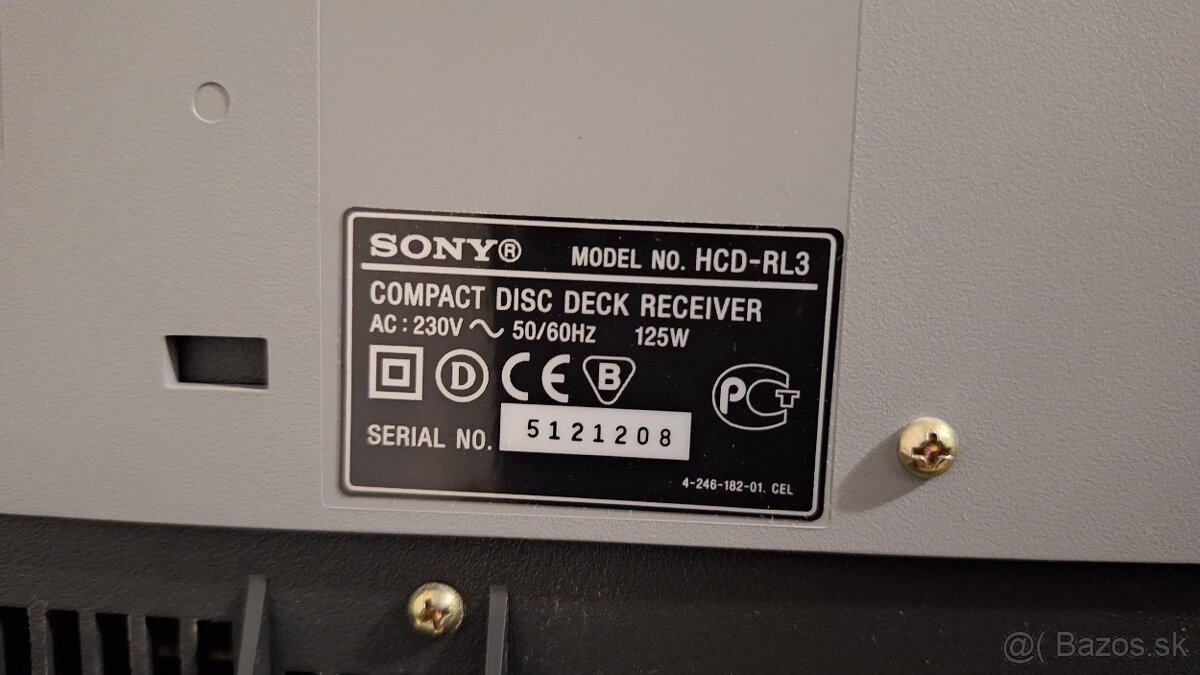 SONY hifi veža HCD-RL3 - 2