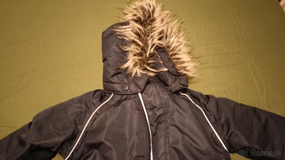 tmavo modre oteplovacky - overal Tchibo 98-104 - 2