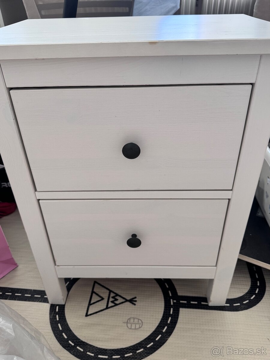Nocny stolik Ikea Hemnes biely - 2