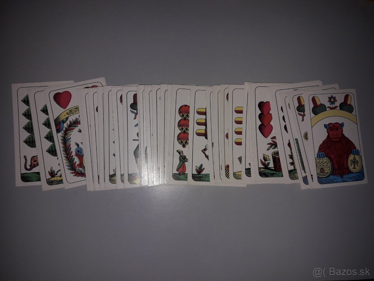 Hracie karty jednohlavé - 2