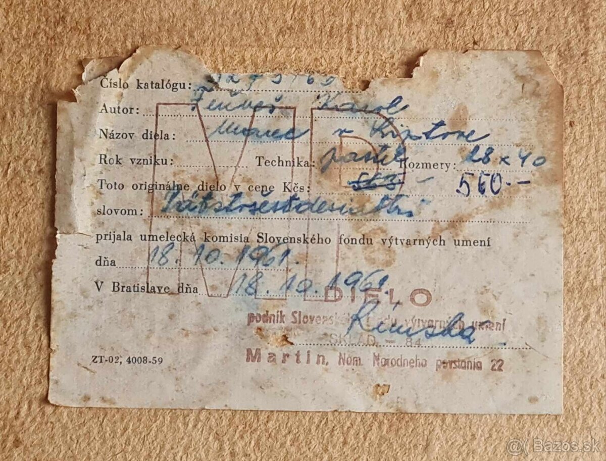 Obráz Liptov Karol Feňveš - 2