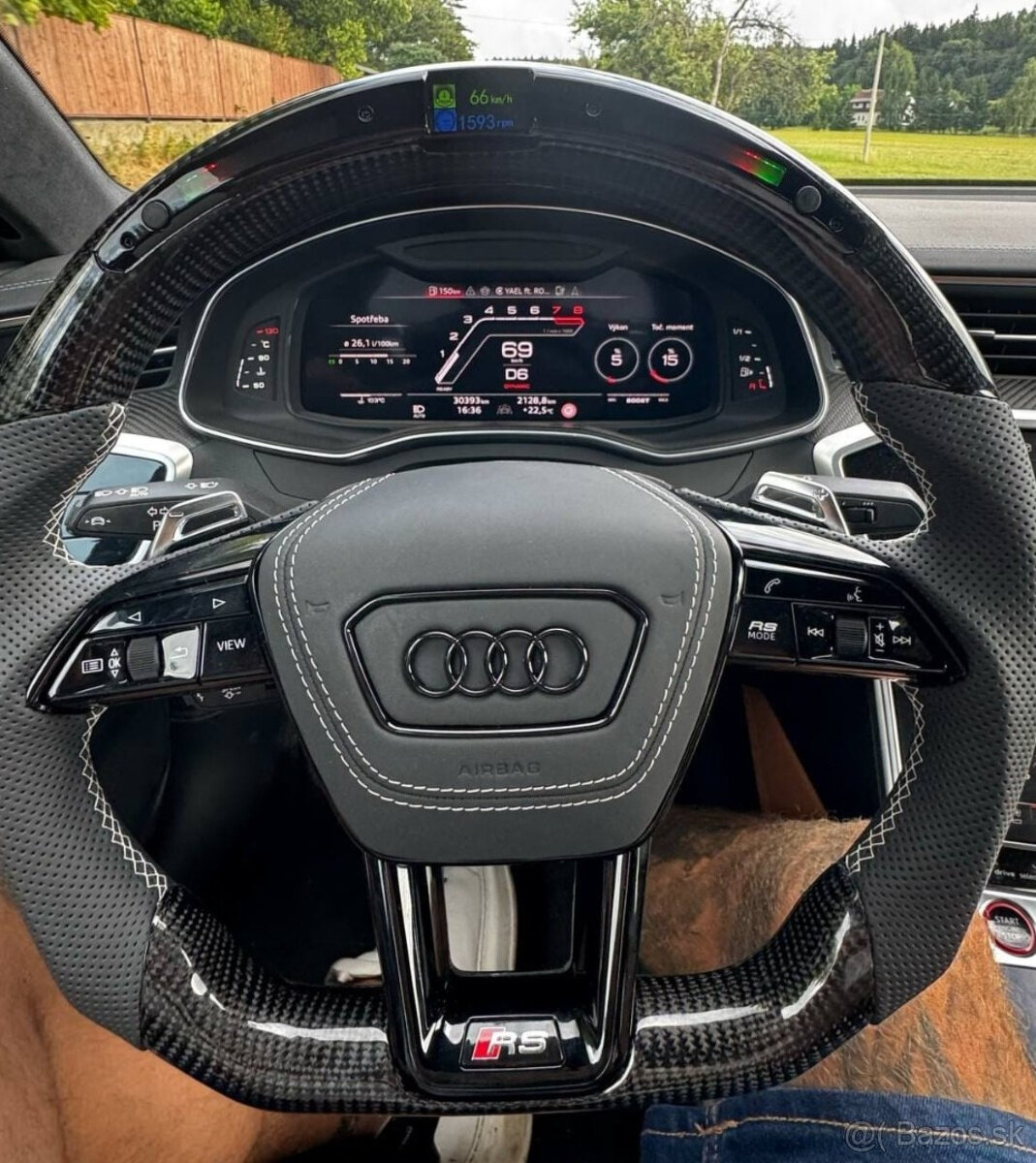 AUDI A6 A7 C8 A8 SQ8 Q8 VOLANT s LED displejom / otačkomerom - 2