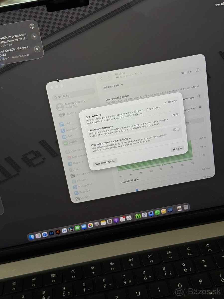 Macbook Pro 16 M1 Max 32GB RAM 1TB SSD - top stav - 2