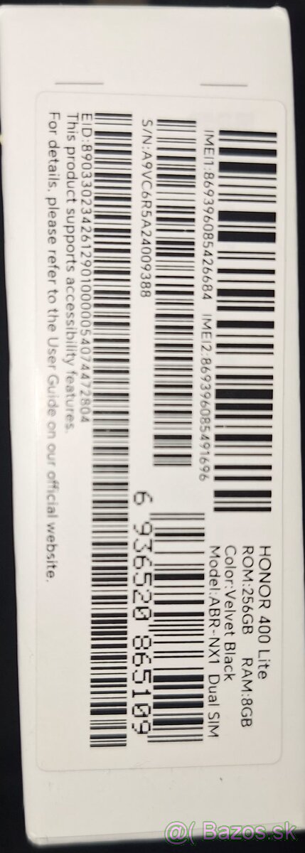 Honor 400 Lite 5G, 8gb/256 gb - 2