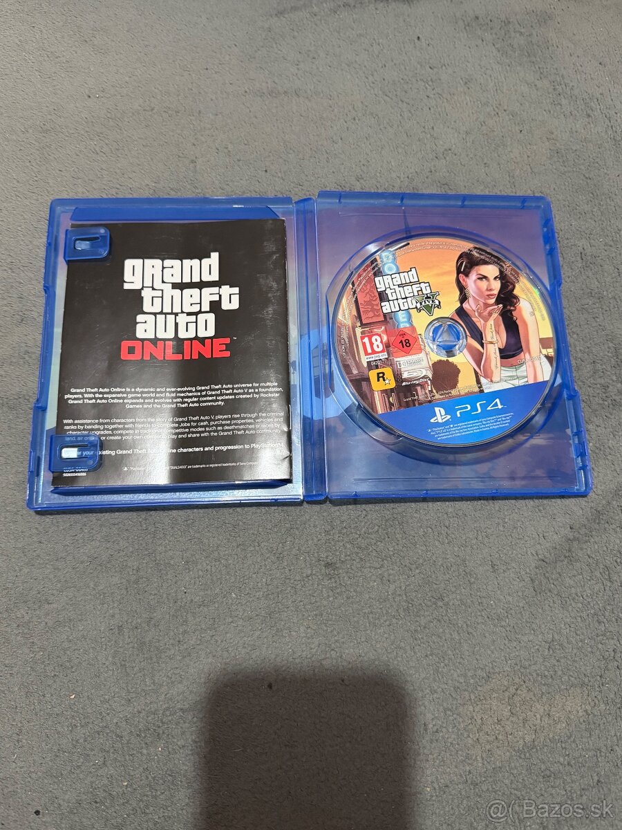 Predám hru na hernú konzolu PS4/PS5 GTA 5 Online Originál - 2
