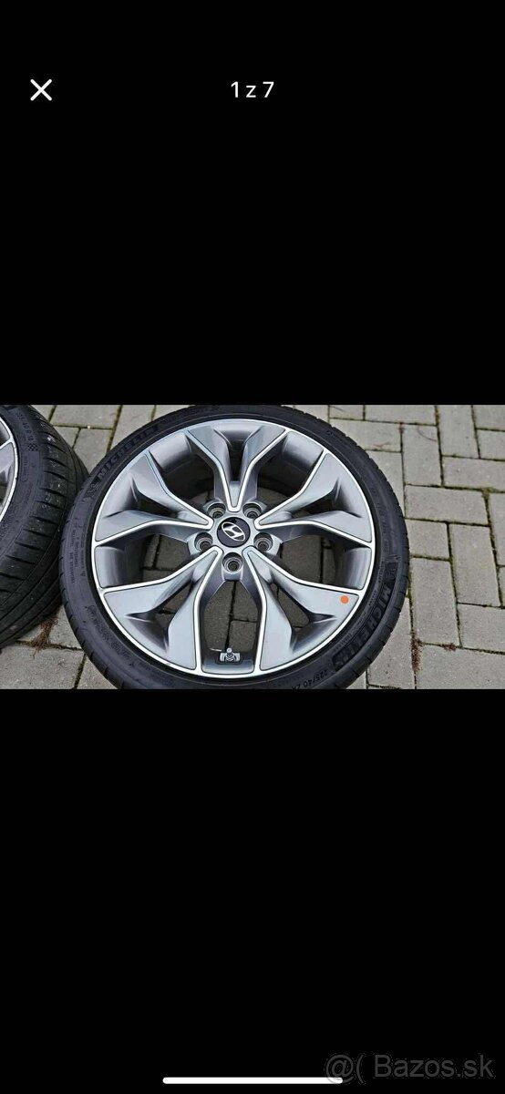 Elektróny strieborné R18 originál Hyundai - 2