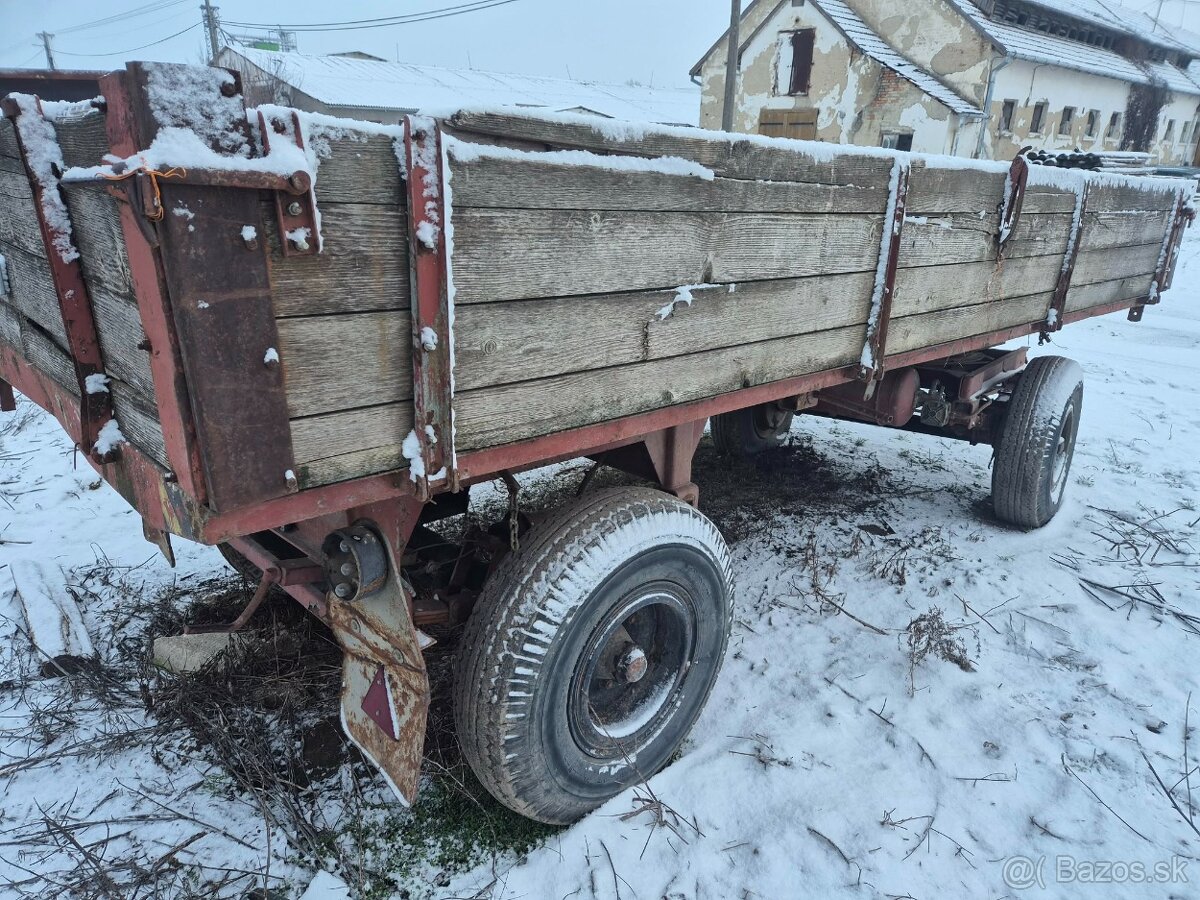 Predám traktorový príves BSS P53 typ S - 5t - 2