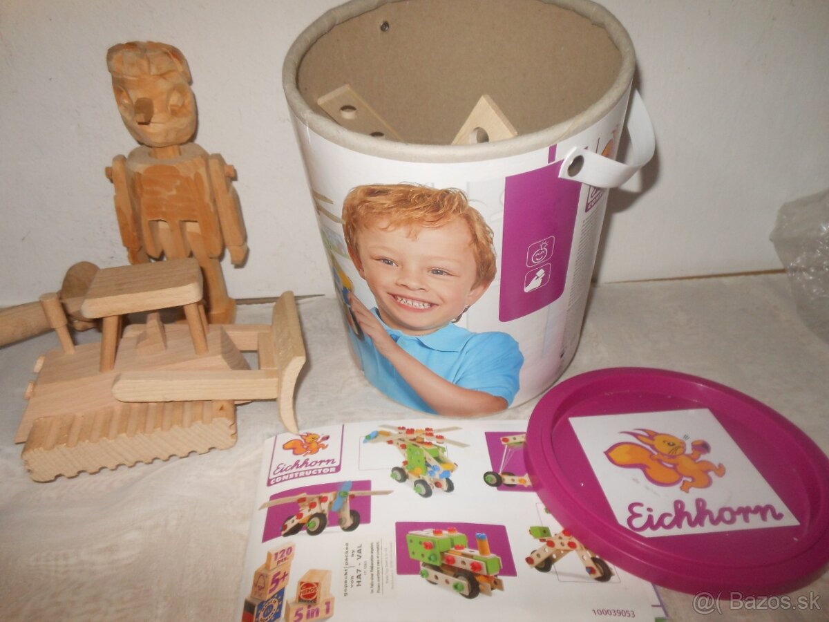 Drevené hračky - veľká krabica - 2