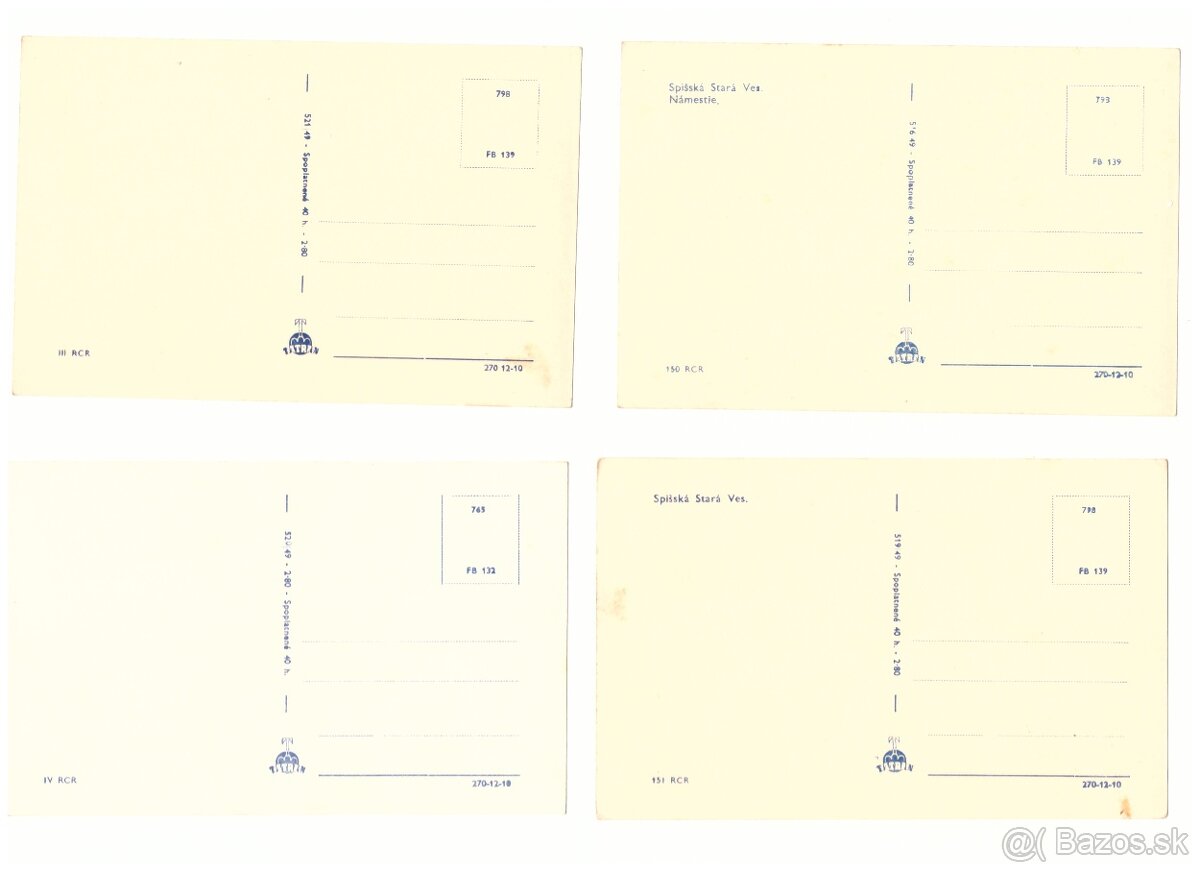Pohľadnice Spišská stará ves - 2