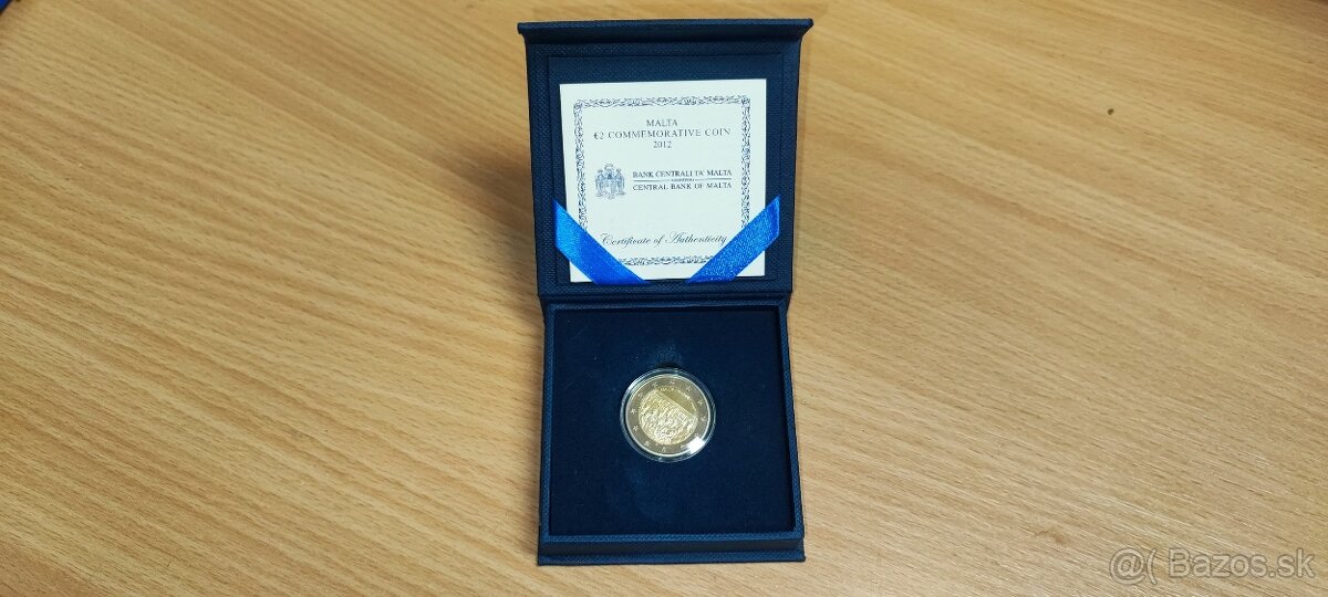 2€ proof dvojka z Malty 2012 na predaj - 2