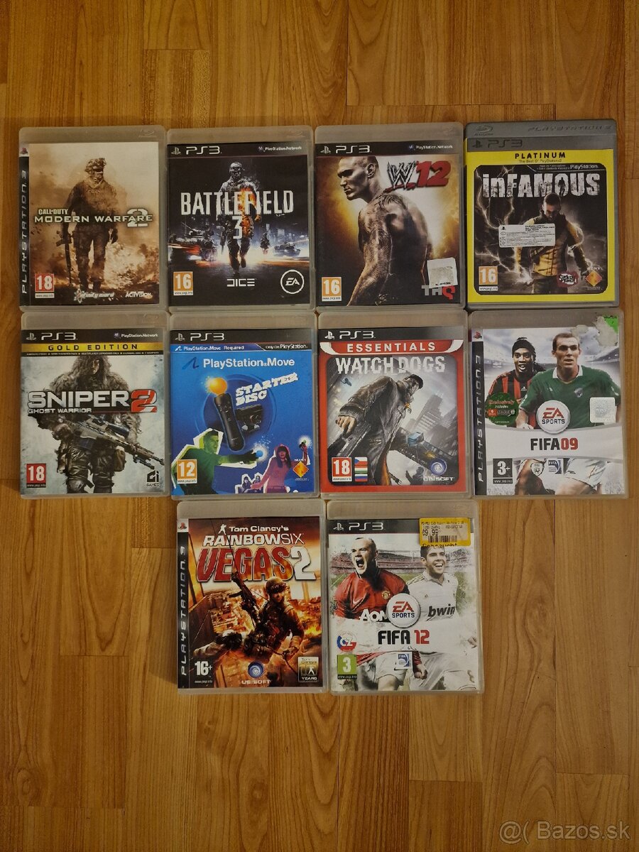 PS3 hry. Cena za všetko. - 2