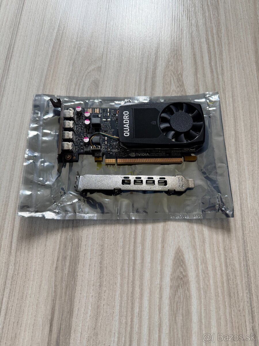 Nvidia Quadro P1000 4GB – Low Profile, 4x 4K, NVENC (Plex/NA - 2