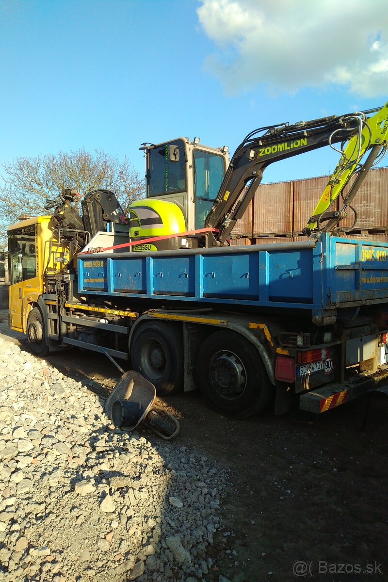 Prevoz strojov a stavebnej techniky - 2