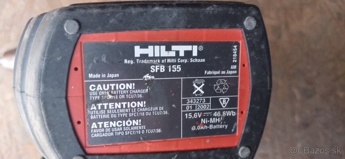Utahovačka HILTI SF150A - 2