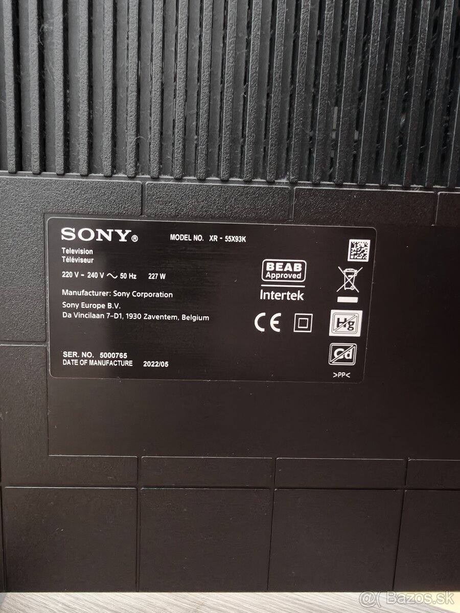 Sony 55X93K - 2