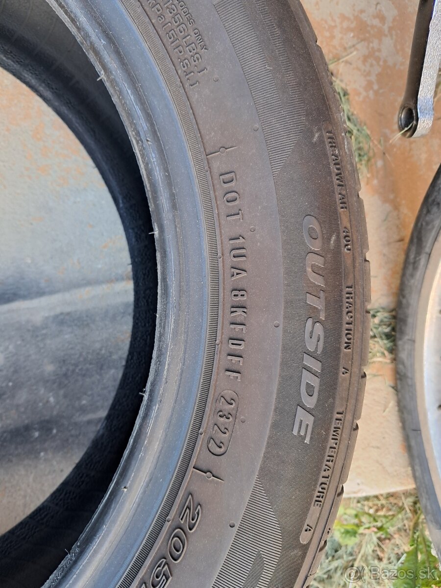 Predam letné 205 55 r16 - 2