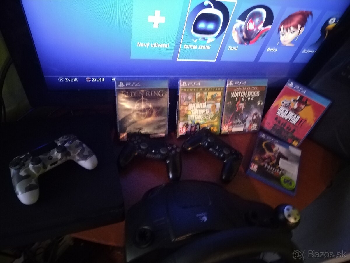 Ps4 slim+tv+príslušenstvo - 2