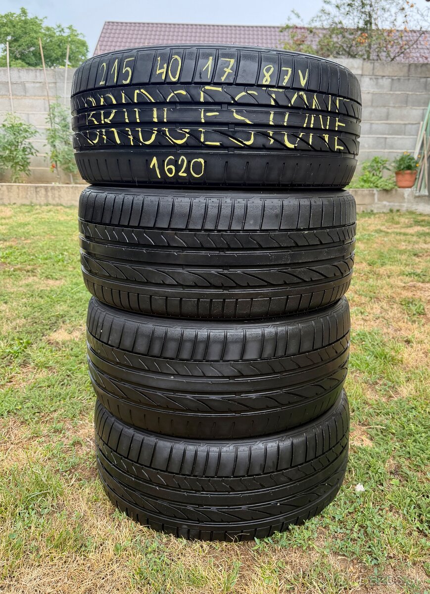 215/40 r17 letné BRIDGESTONE 87V - 2