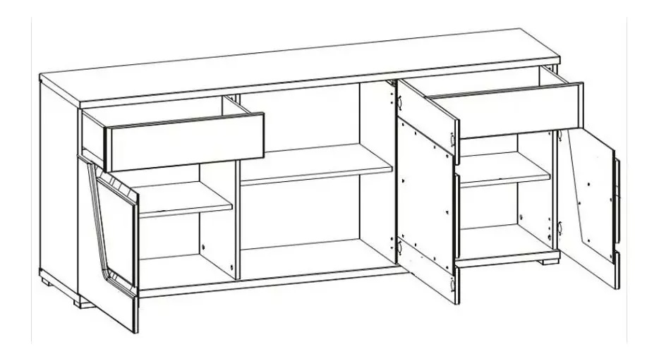 Moderná komoda Tasia TS 2 - 2