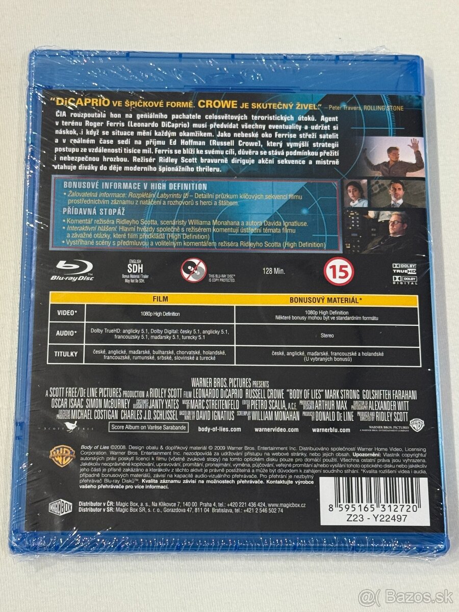 Bluray - Labyrin lží - nové - 2