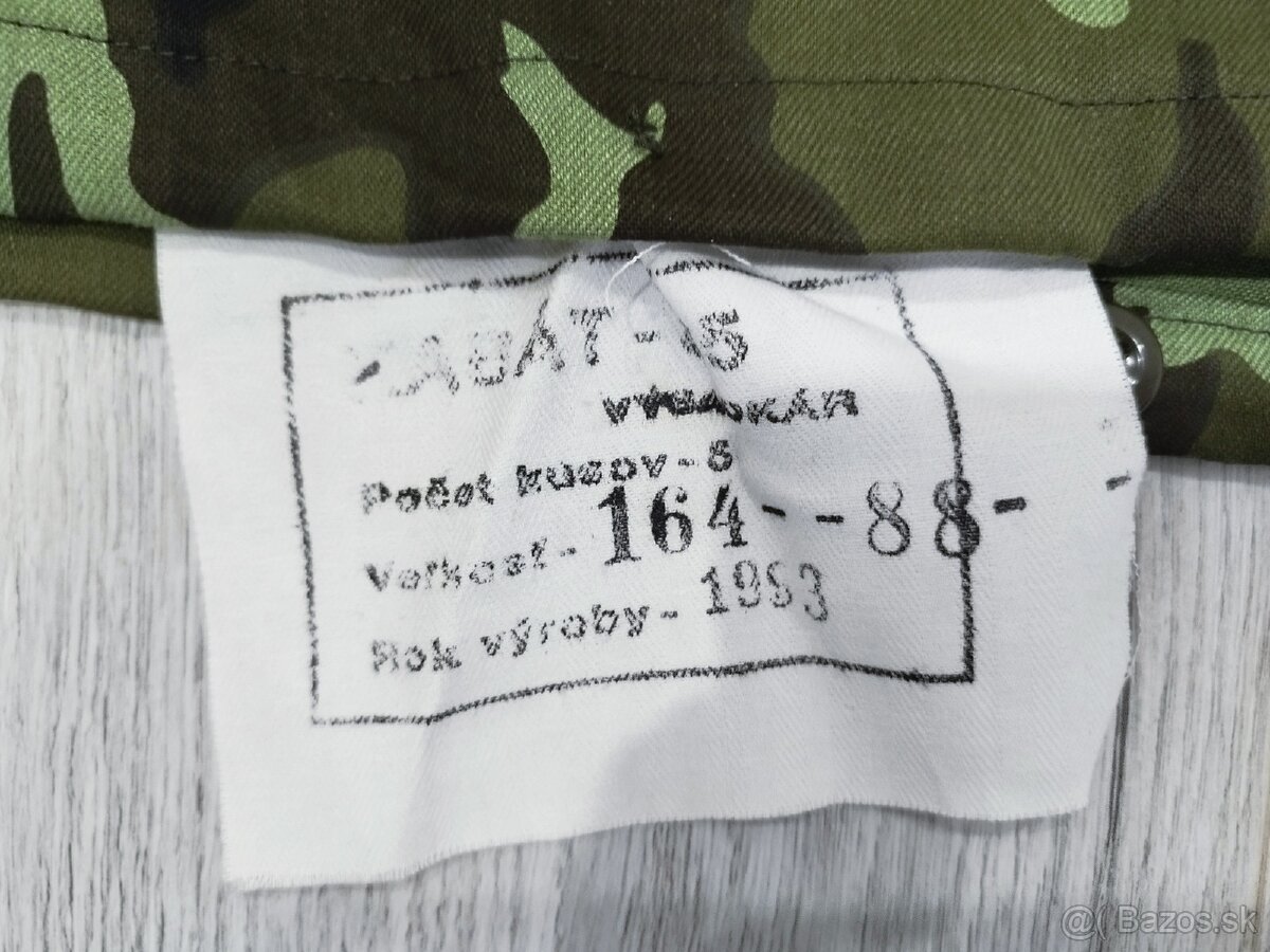 Výsadkársky kabát vz.85 slovače - 2