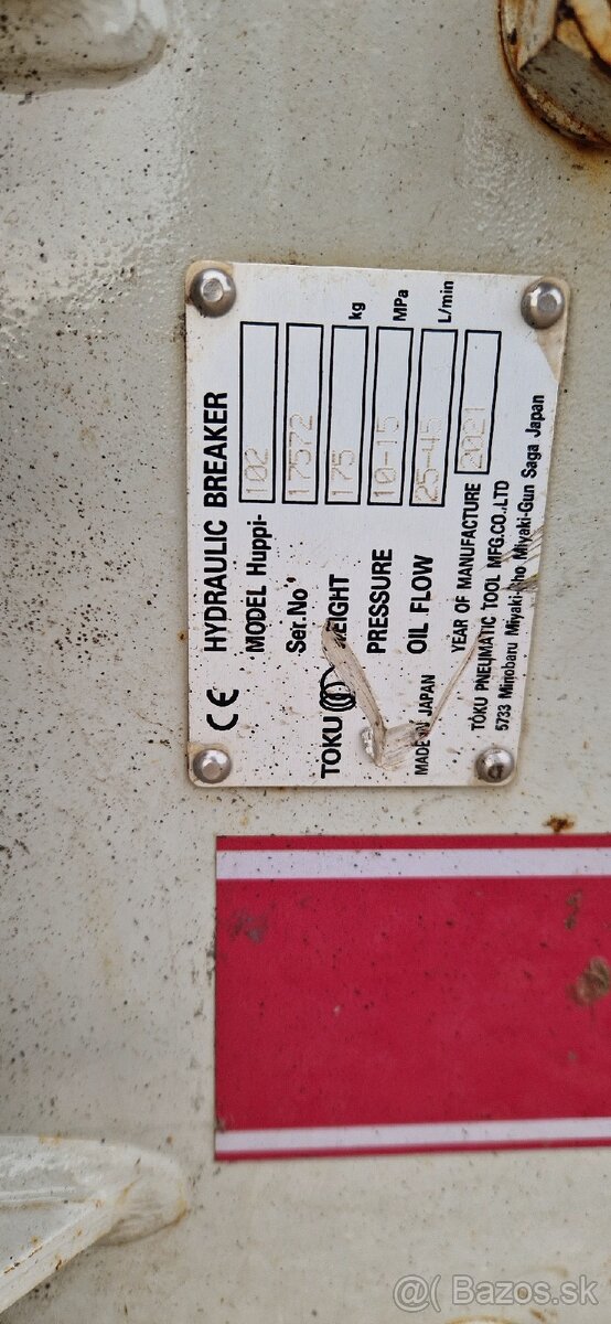 Huppi 102 Hydraulické kladivo - 2