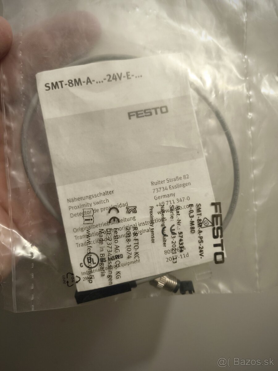 FESTO SMT-8M-A-PS-24V-E-0,6-M12 - 2