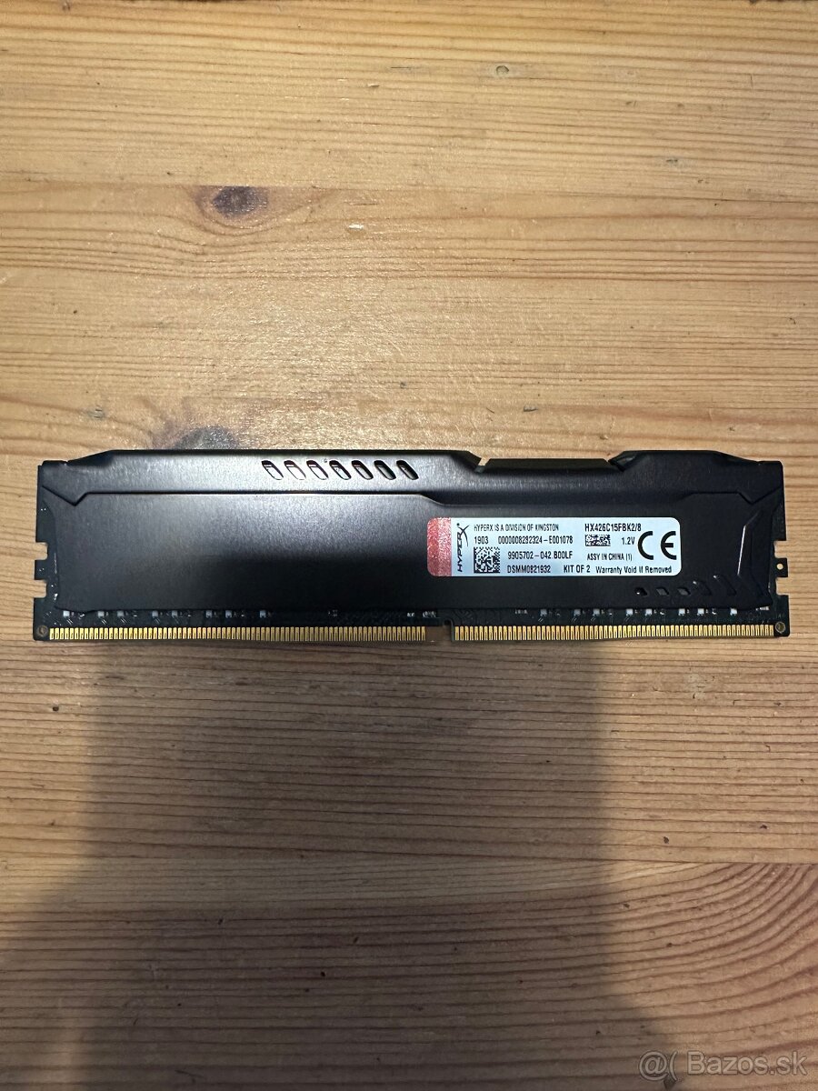 RAM HyperX Fury DDR4 4GB 2666 MHz - 2