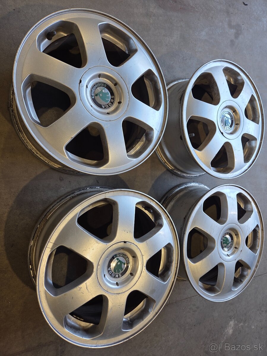 Predam original disky skoda 6,5xR15 5x100 - 2