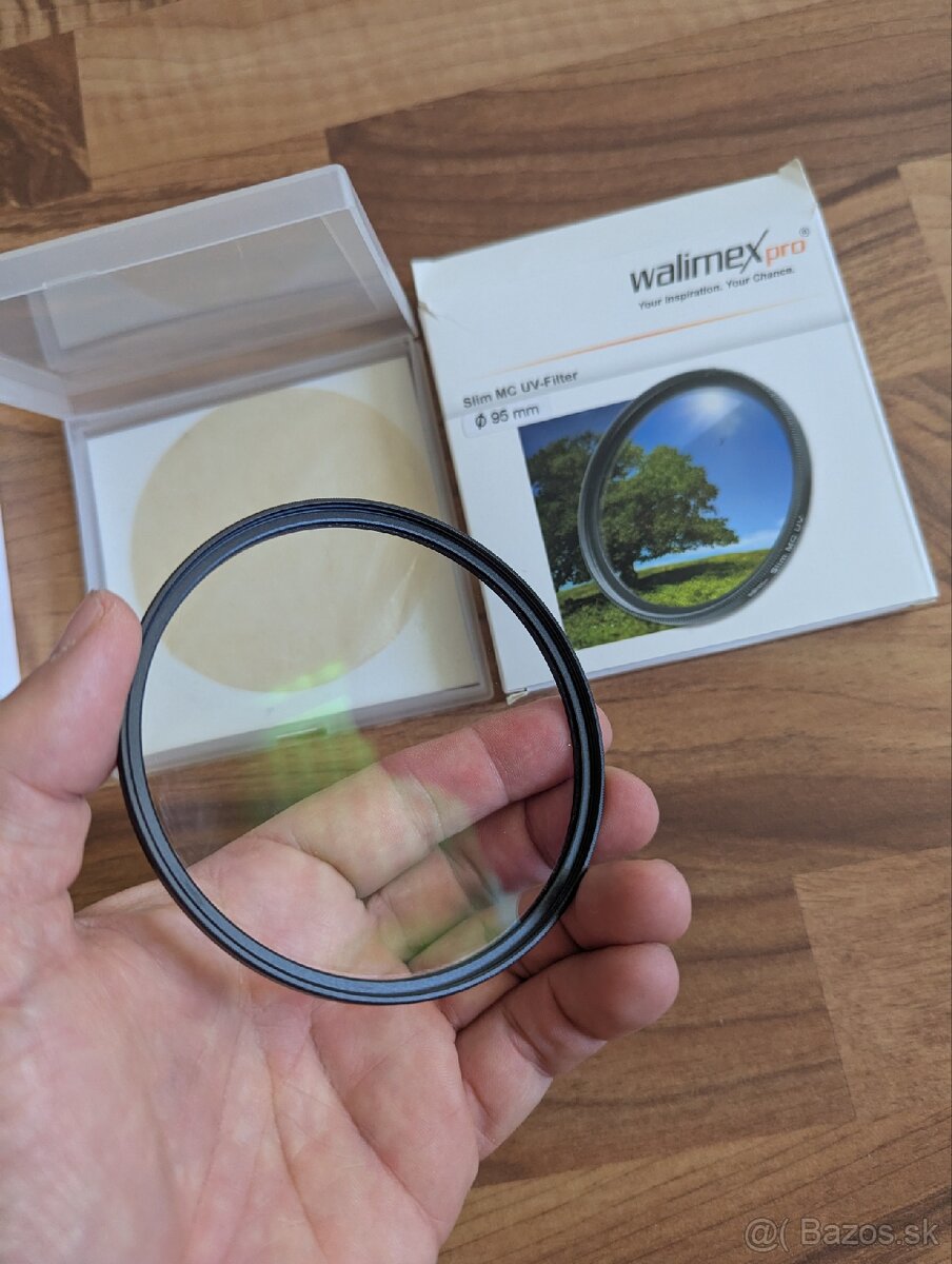 Predám 1ks CPL Filter a1ks UV filter 95mm - 2