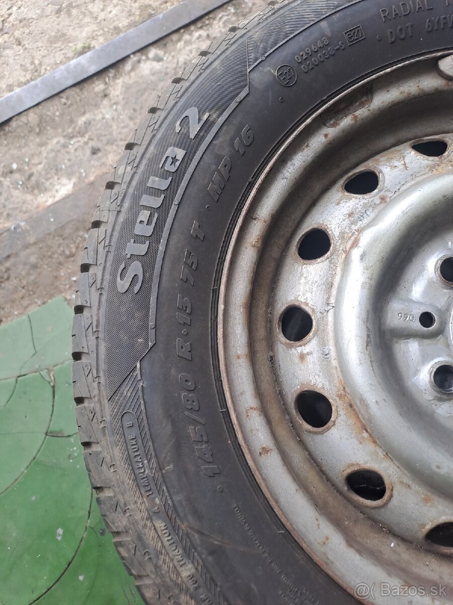 4x100 145/80 R13 na vozík - 2