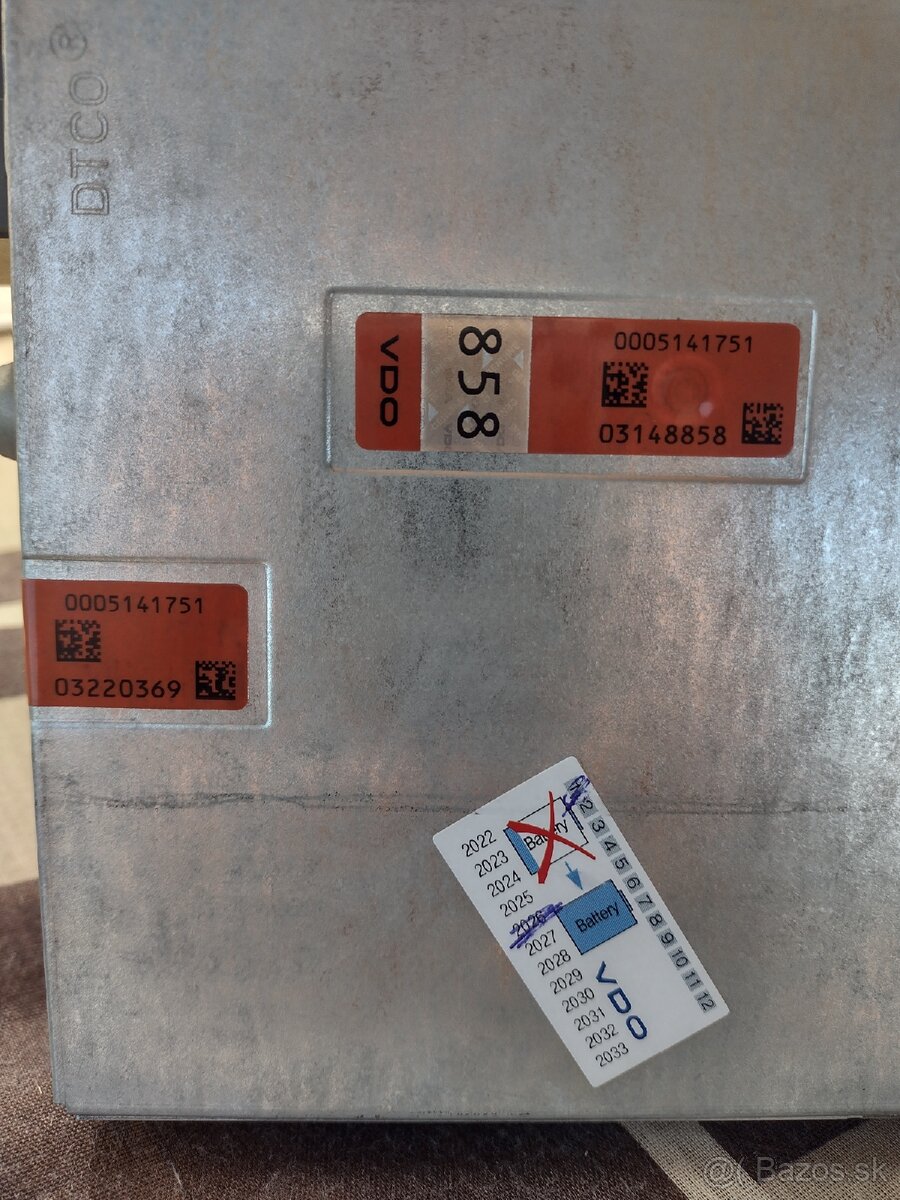 Tachograf + čidlo - 2