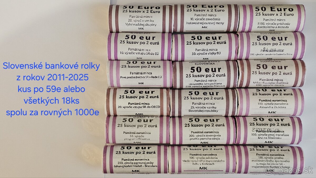 Pamätné UNC euromince - 2