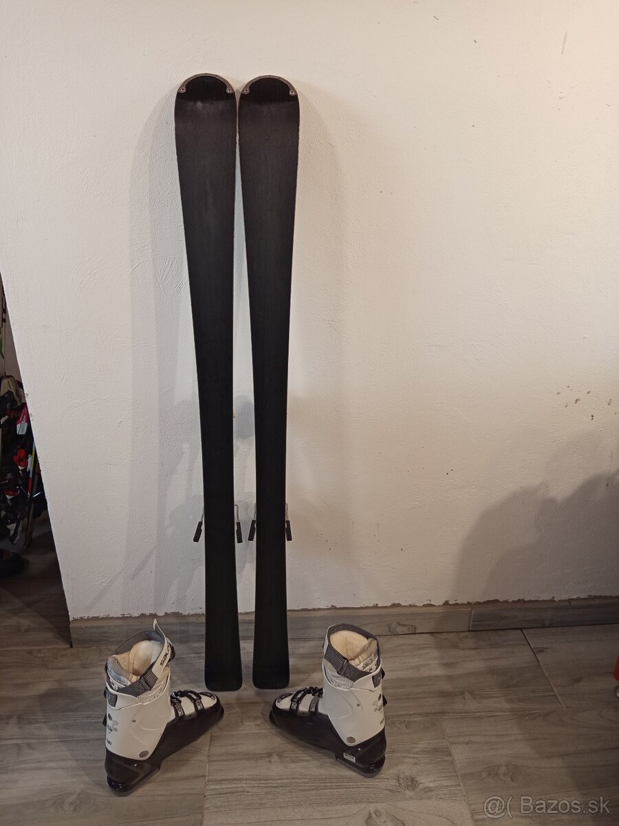 predám dámske lyže salomon white - 2